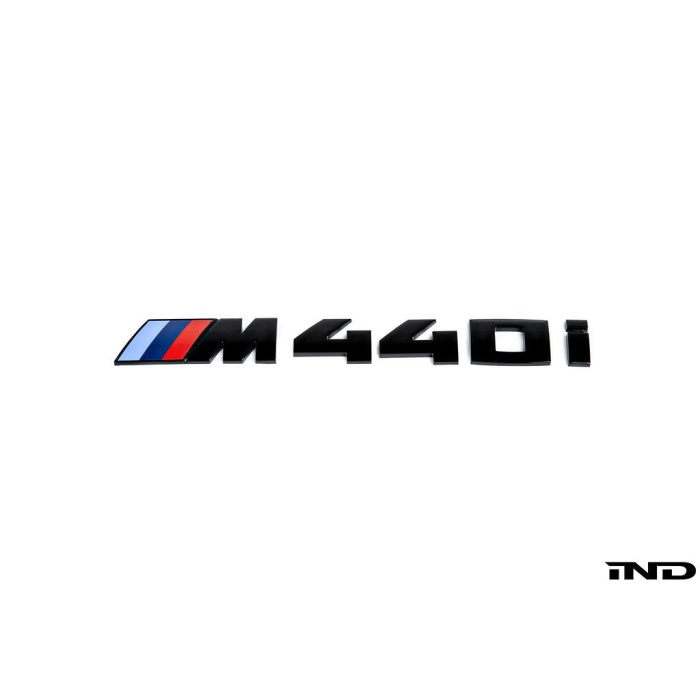 BMW G2X M440i Trunk Emblem - Gloss Black