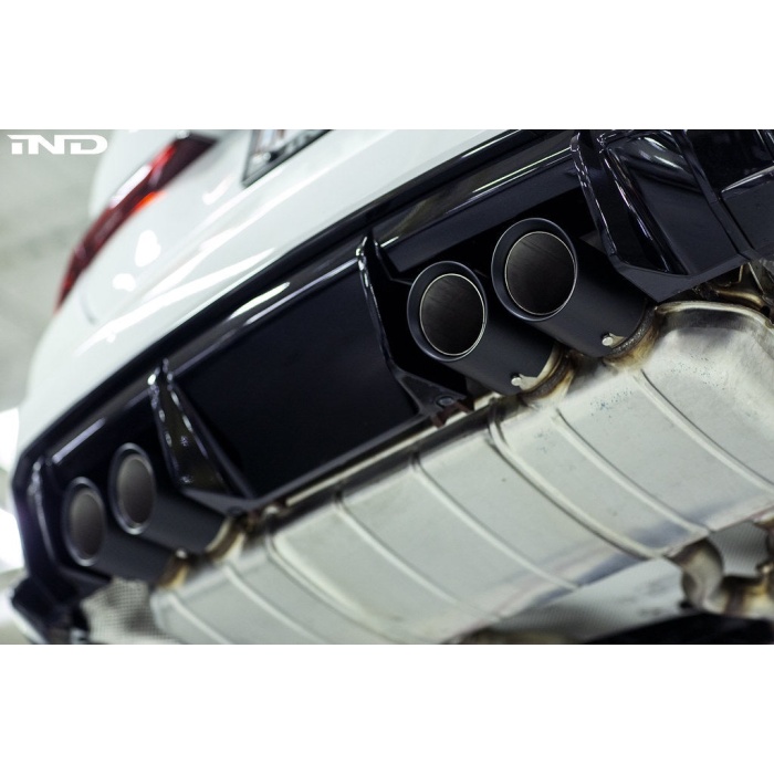 IND G8X M2 / M3 / M4 Matte Black Coated Exhaust Tip Set