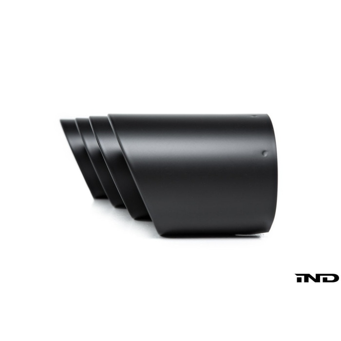 IND G8X M2 / M3 / M4 Matte Black Coated Exhaust Tip Set