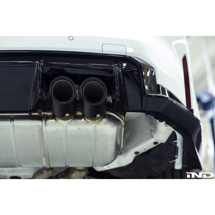 IND G8X M2 / M3 / M4 Matte Black Coated Exhaust Tip Set