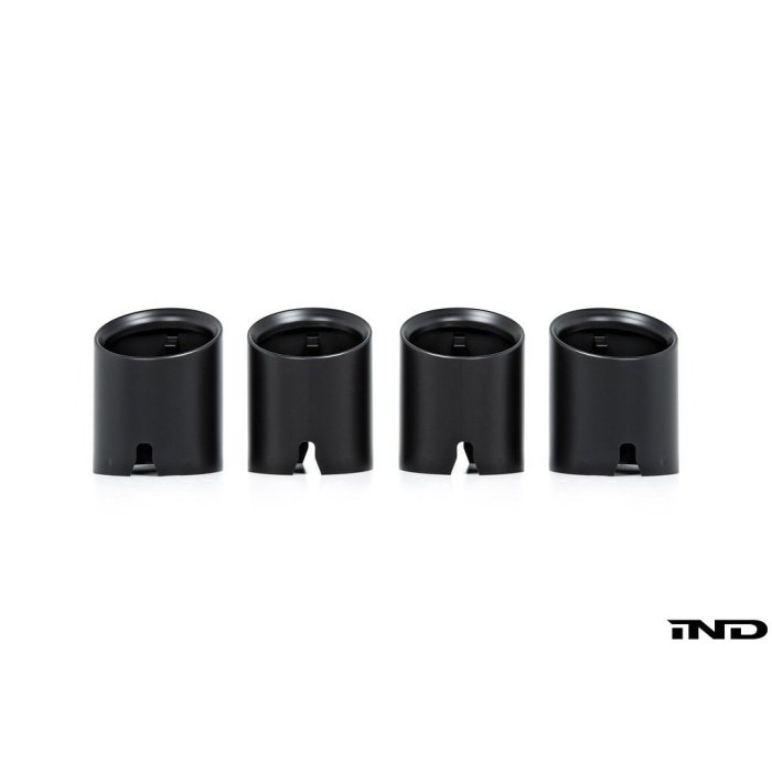 IND G8X M2 / M3 / M4 Matte Black Coated Exhaust Tip Set