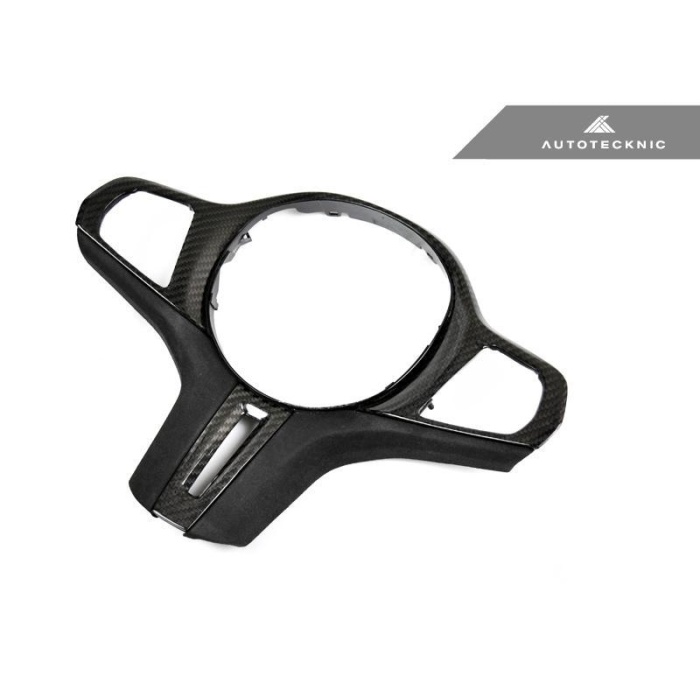 AutoTecknic F91 / F92 / F93 M8 - Carbon Alcantara Steering Wheel Trim