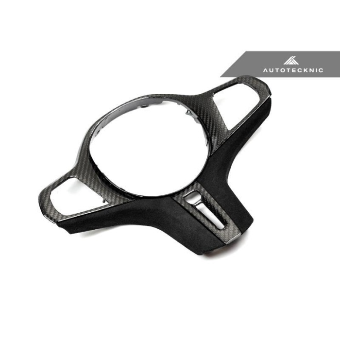 AutoTecknic F91 / F92 / F93 M8 - Carbon Alcantara Steering Wheel Trim