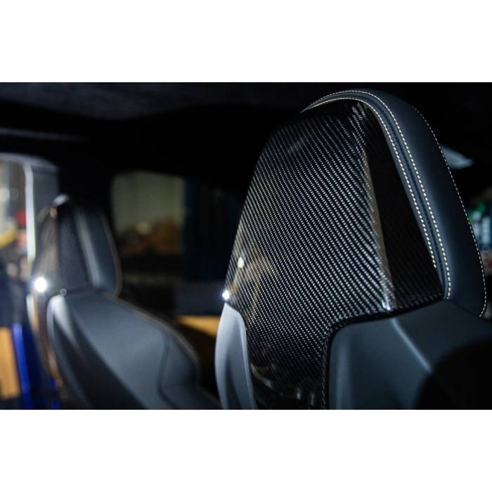 AutoTecknic Dry Carbon Comfort Seat Back Cover Set