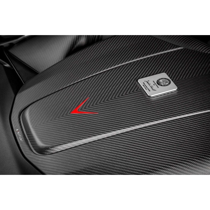 Eventuri Mercedes C190 R190 AMG GT 2DR GT / GTS / GTR Black Carbon Intake + Engine Cover - Matte