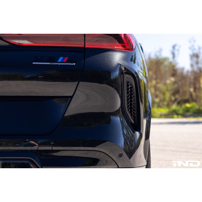 Acexxon F95 X5M / F96 X6M Rear Reflector Insert Set - 3D Honeycomb