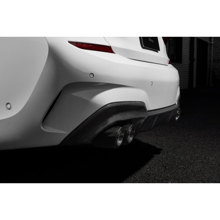 3D Design G20 3-Series M-Sport Carbon Rear Diffuser - 4-Tip