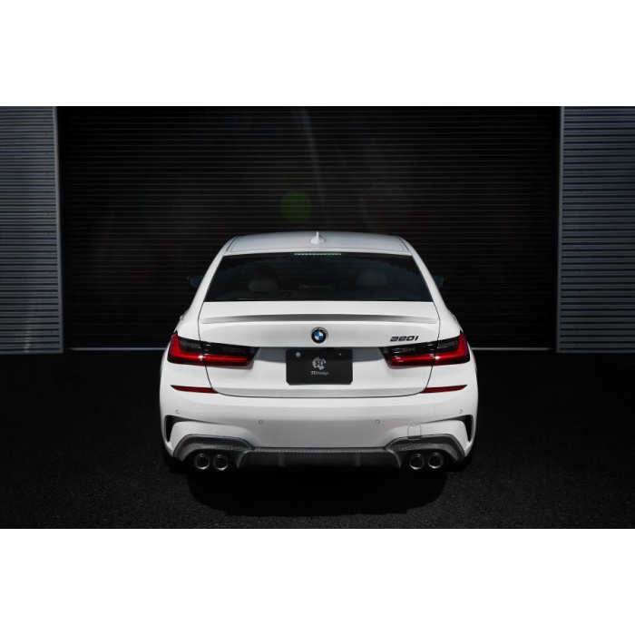 3D Design G20 3-Series M-Sport Carbon Rear Diffuser - 4-Tip