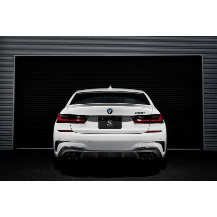 3D Design G20 3-Series M-Sport Carbon Rear Diffuser - 4-Tip