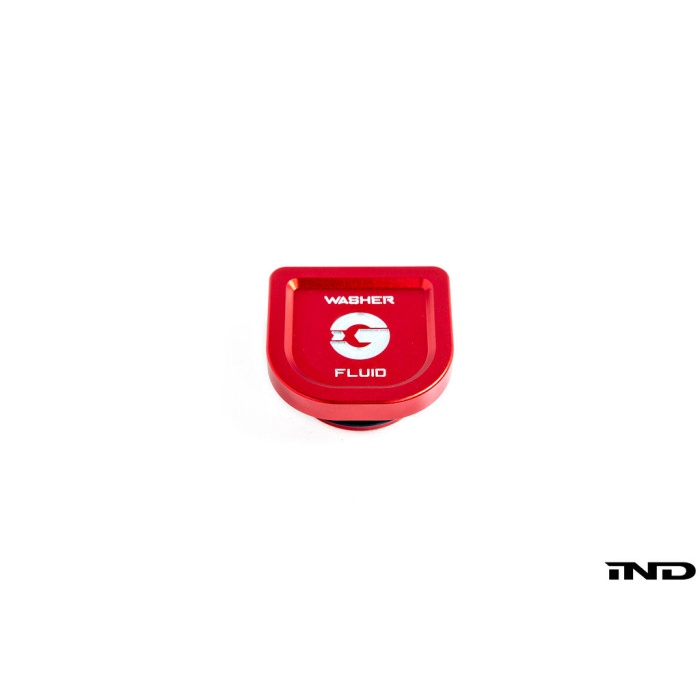 Goldenwrench Blackline Performance A90 Supra Edition RED Billet Washer Fluid Cap