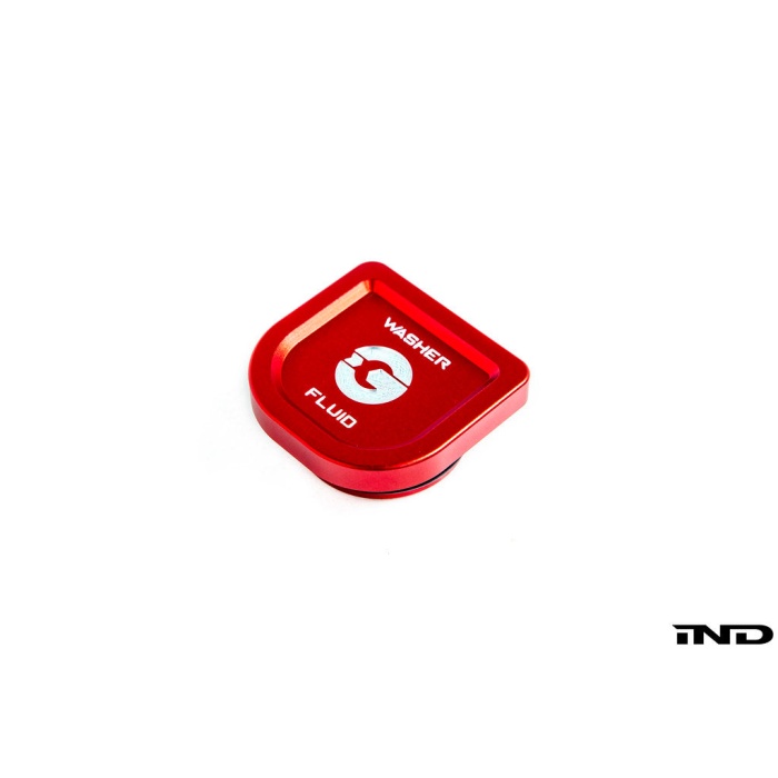 Goldenwrench Blackline Performance A90 Supra Edition RED Billet Washer Fluid Cap