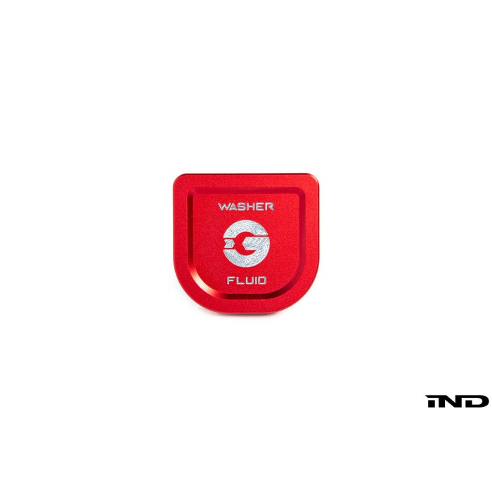 Goldenwrench Blackline Performance A90 Supra Edition RED Billet Washer Fluid Cap