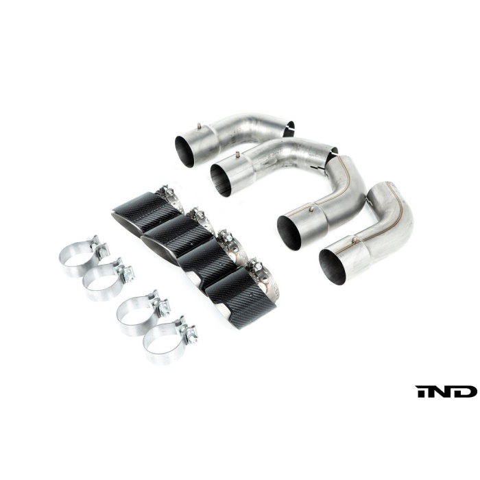 BMW M Performance F9X X5M / X6M Titanium + Carbon Exhaust Tip Set