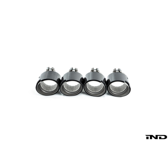 BMW M Performance F9X X5M / X6M Titanium + Carbon Exhaust Tip Set