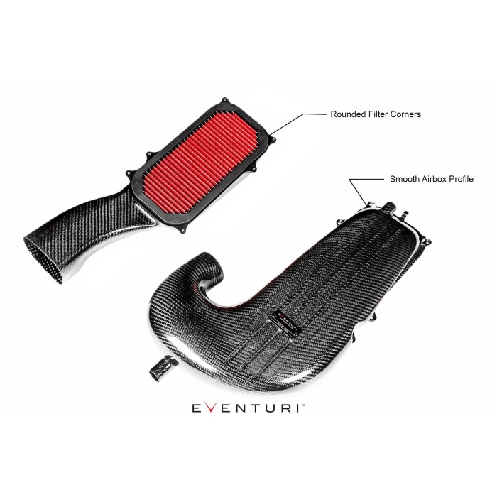 Eventuri Carbon Intake System Replacement Filter Set Mercedes C63 C63S / GLC63 GLC63S AMG - Type C