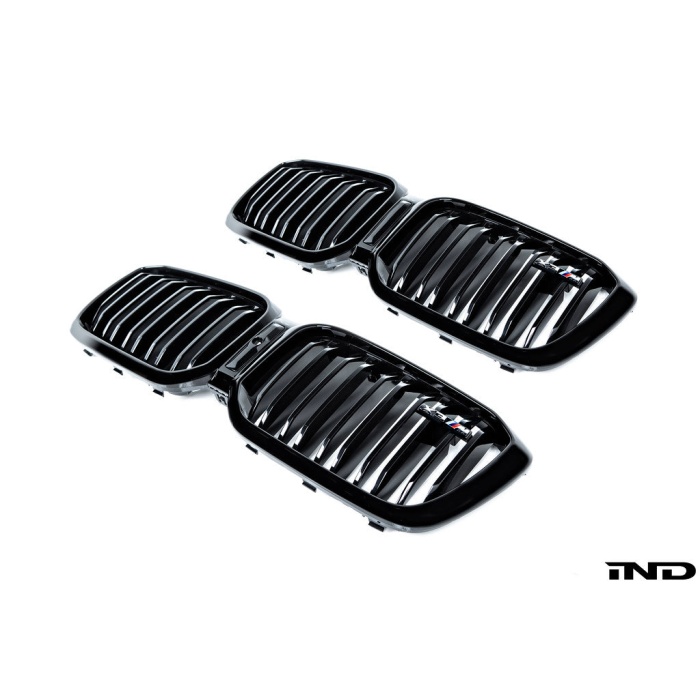 BMW F97 X3M LCI Shadowline Front Grille Set