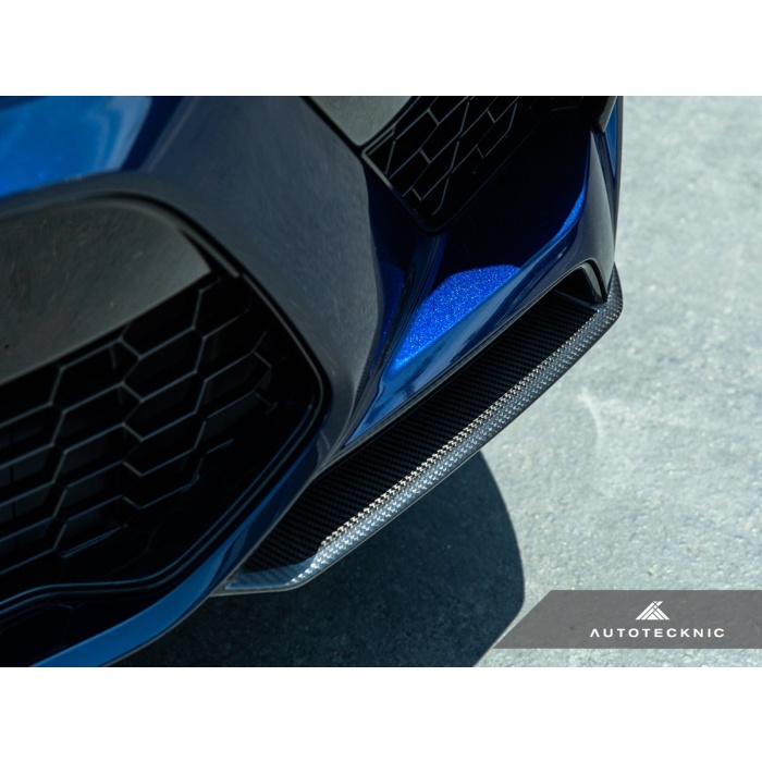 AutoTecknic F95 X5M Pre-LCI Performance Dry Carbon Front Splitter Set