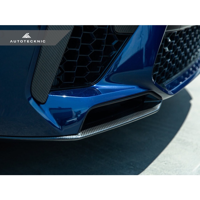 AutoTecknic F95 X5M Pre-LCI Performance Dry Carbon Front Splitter Set