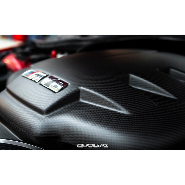 Eventuri BMW E9X M3 (S65) Black Carbon Inlet Plenum - Matte