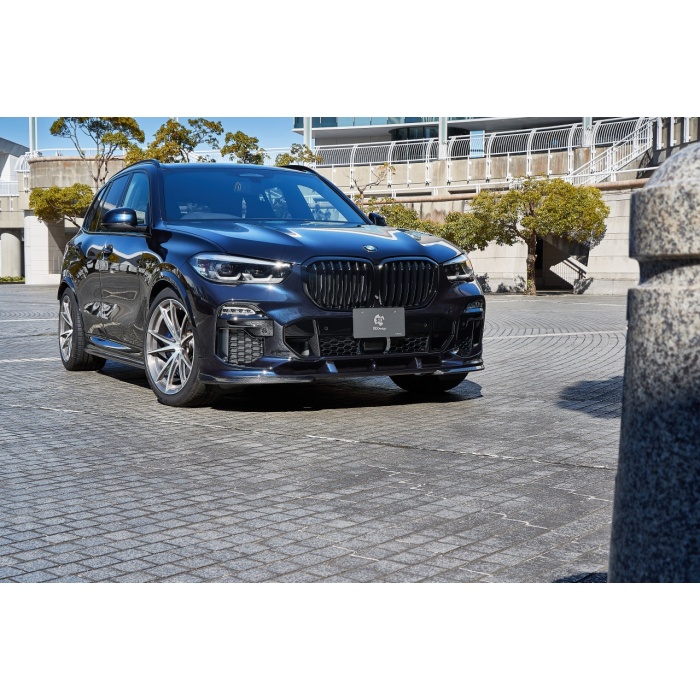 3D Design G05 X5 Carbon Under Splitter Set