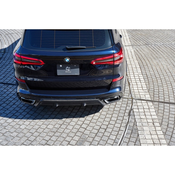 3D Design G05 X5 Pre-LCI Carbon Rear Diffuser