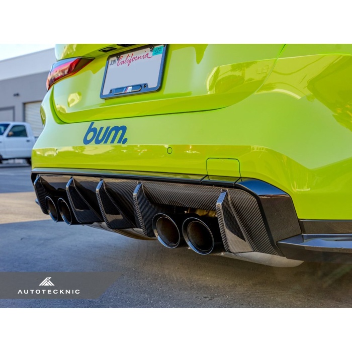AutoTecknic G8X M3 / M4 Dry Carbon Performante Rear Diffuser