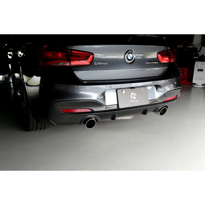 3D Design F20 1-Series LCI M-Sport Carbon Rear Diffuser