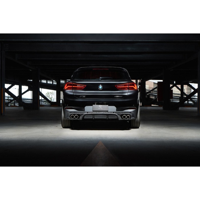 3D Design F39 X2 M-Sport X Carbon Rear Diffuser - 4 Tip