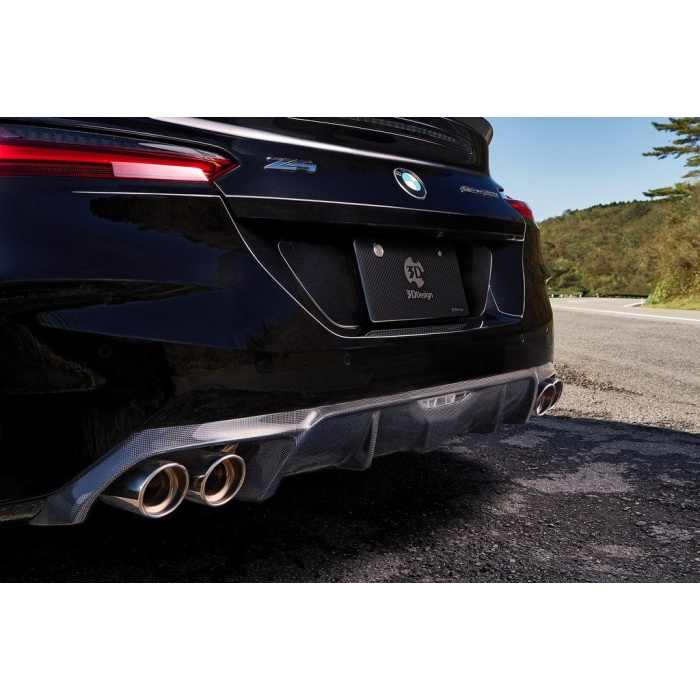 3D Design G29 Z4 20i M-Sport Carbon Rear Diffuser - 4 Tip