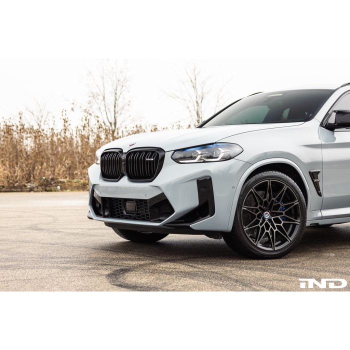 BMW F98 X4M LCI Shadowline Front Grille Set