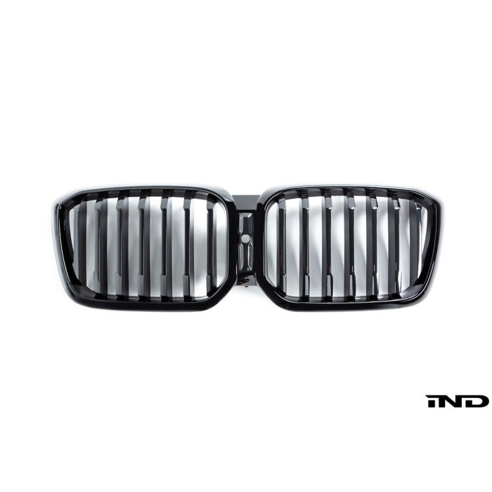 BMW G01 X3 / G02 X4 LCI Shadowline Front Grille - Single Slat