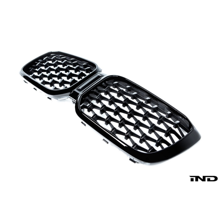 BMW G01 X3 / G02 X4 LCI Shadowline Front Grille - Mesh