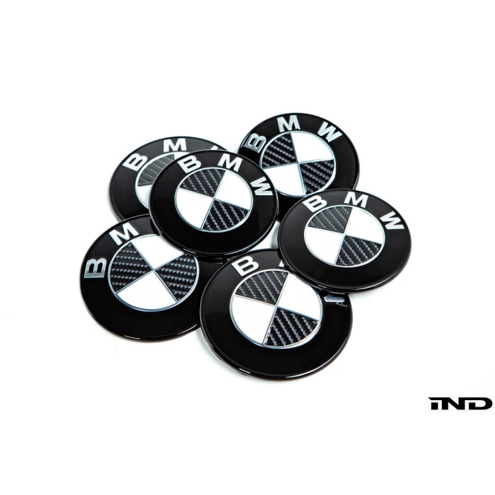 IND Carbon BMW Roundel Set