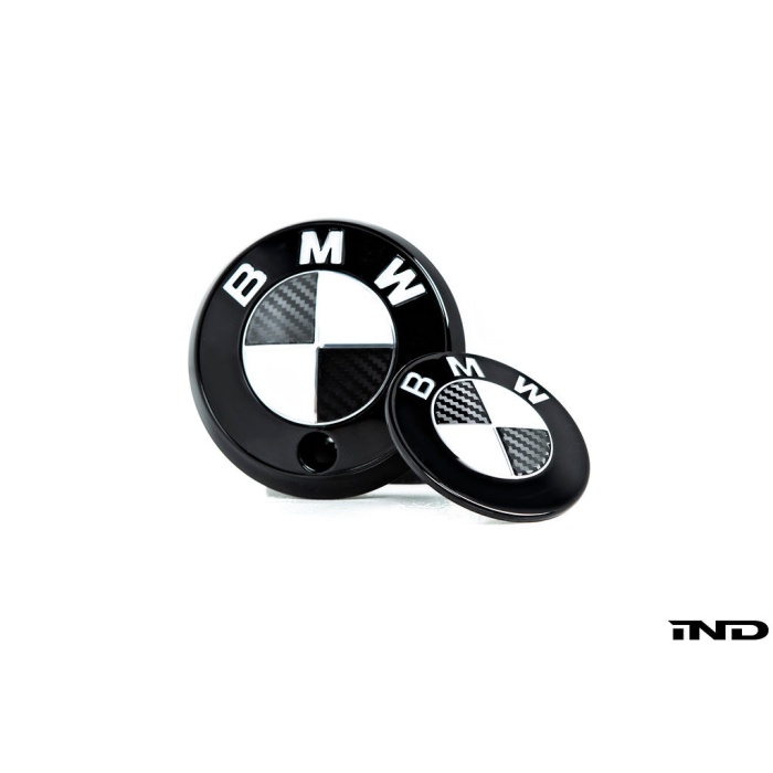 IND Carbon BMW Roundel Set