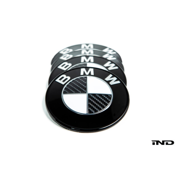 IND Carbon BMW Roundel Set