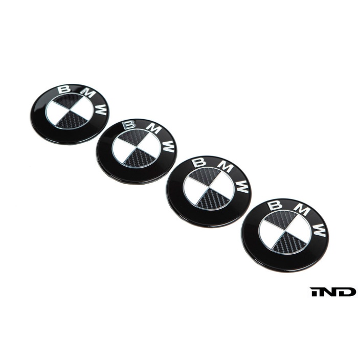 IND Carbon BMW Roundel Set