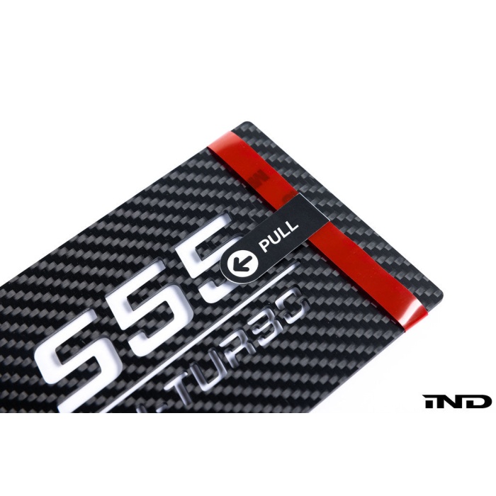 Carbonex F8X (S55) Carbon Charge Cooler Cover - Engraved