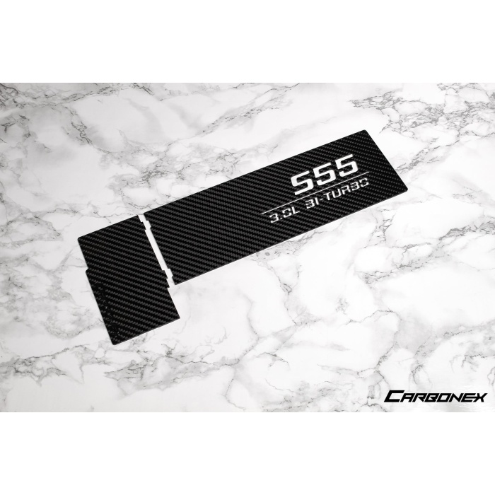Carbonex F8X (S55) Carbon Charge Cooler Cover - Engraved