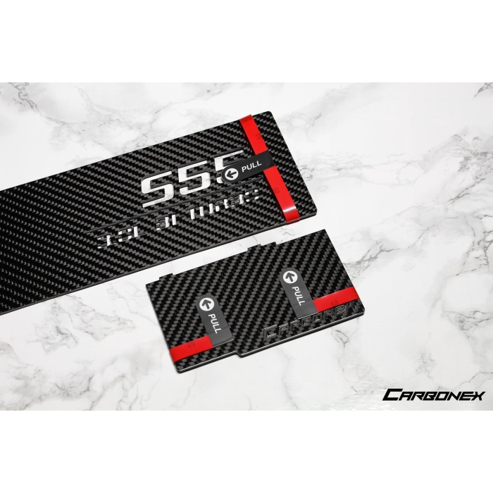 Carbonex F8X (S55) Carbon Charge Cooler Cover - Engraved