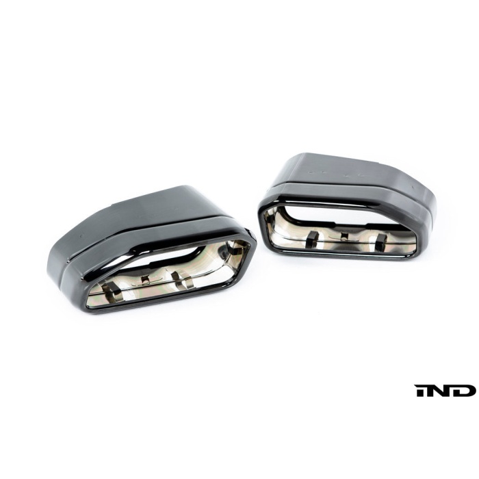 BMW G01 X3 / G02 X4 LCI M-Sport Exhaust Tip Set - Black Chrome