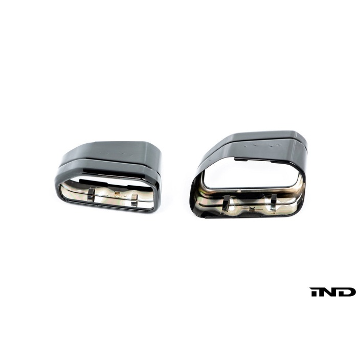 BMW G01 X3 / G02 X4 LCI M-Sport Exhaust Tip Set - Black Chrome