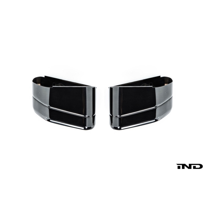 BMW G01 X3 / G02 X4 LCI M-Sport Exhaust Tip Set - Black Chrome