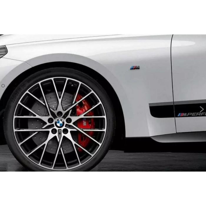 BMW M Fender Emblem Set - Gloss Black
