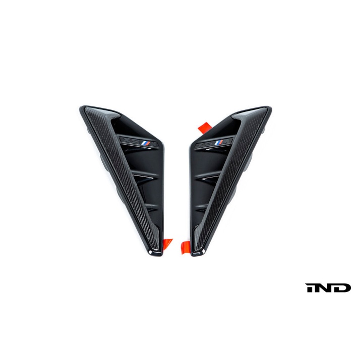 IND F95 Pre-LCI X5M  Carbon Side Grille Set