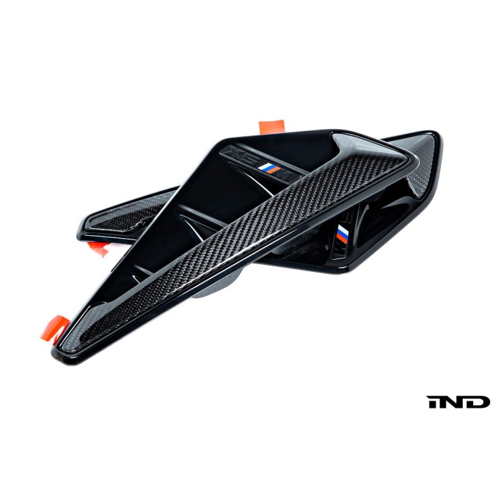 IND F95 Pre-LCI X5M  Carbon Side Grille Set