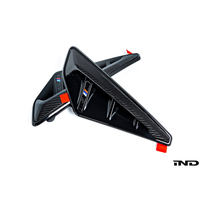 IND F95 Pre-LCI X5M  Carbon Side Grille Set