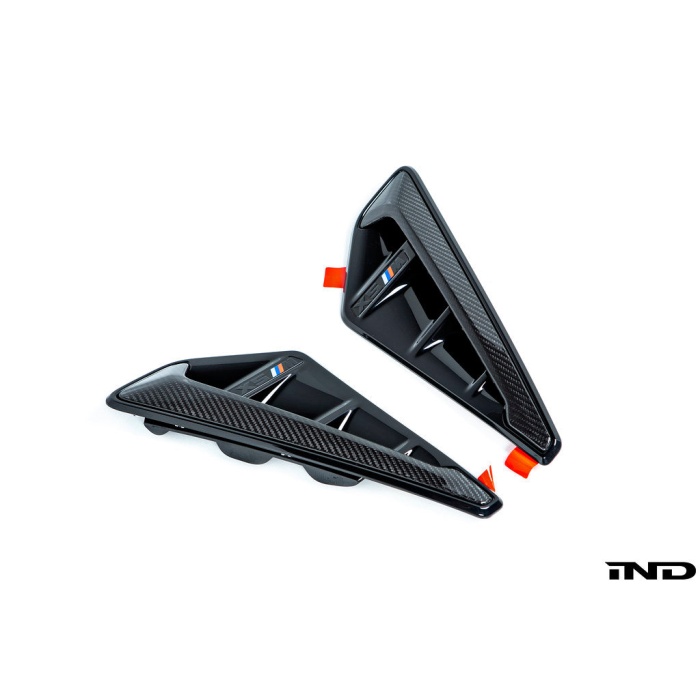 IND F95 Pre-LCI X5M  Carbon Side Grille Set