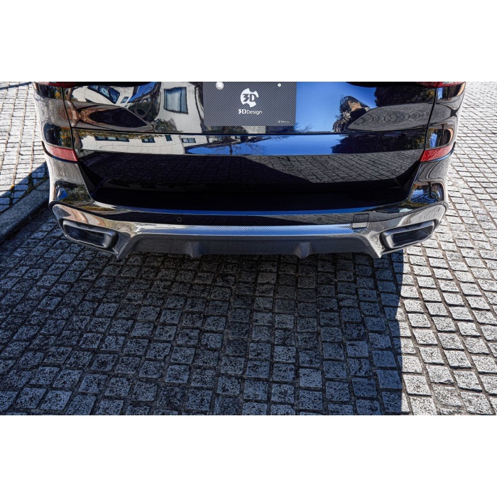 3D Design G0X X5 / X6 / X7 M-Sport Carbon Tail Pipe Trim Set