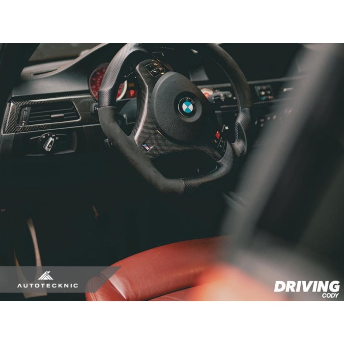 AutoTecknic E9X M3 / E82 1M Carbon Steering Wheel Trim