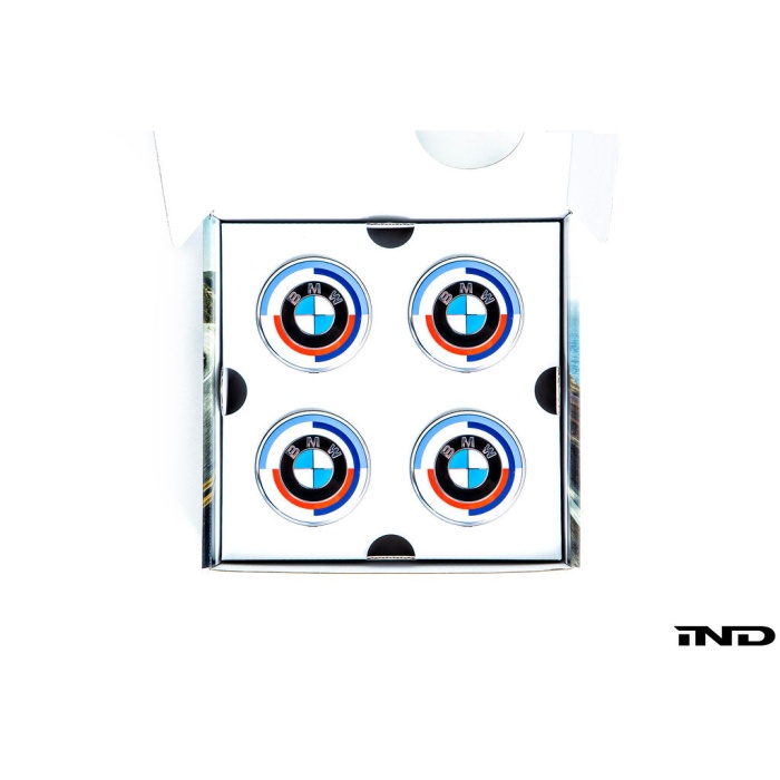 BMW M 50 Year Anniversary Heritage Center Cap Set - 56mm